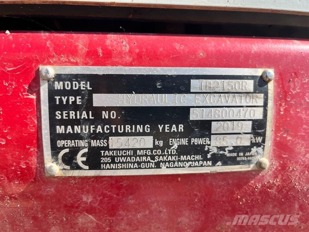 Takeuchi TB 2150 R Beltegraver