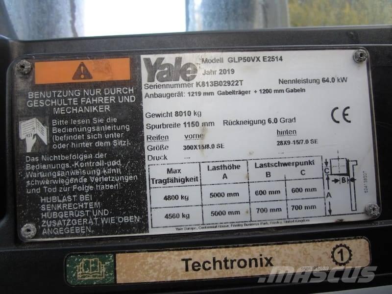 Yale GLP50VX Propan trucker