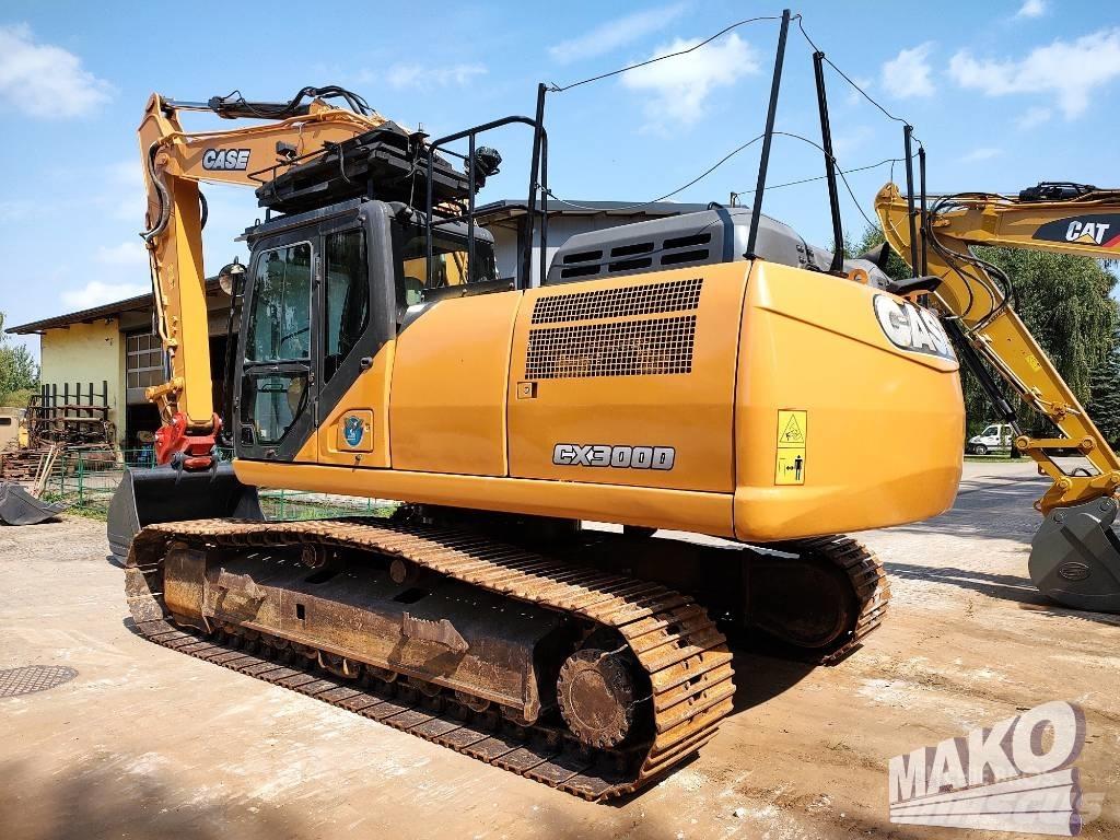 CASE CX 300 D Beltegraver