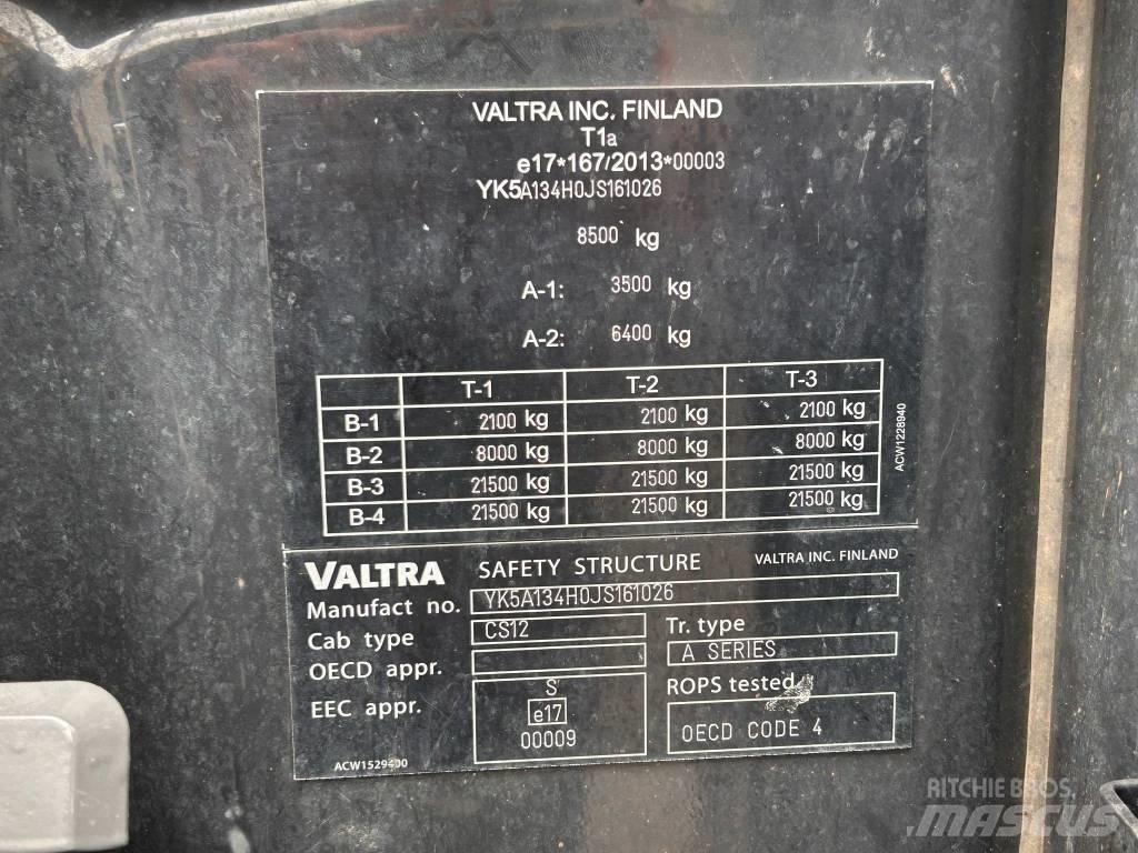 Valtra A 134 Traktorer