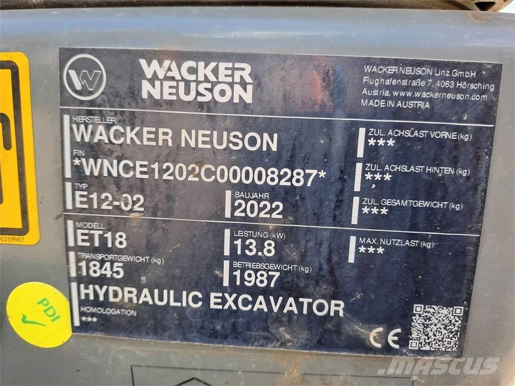 Wacker Neuson ET18 Beltegraver