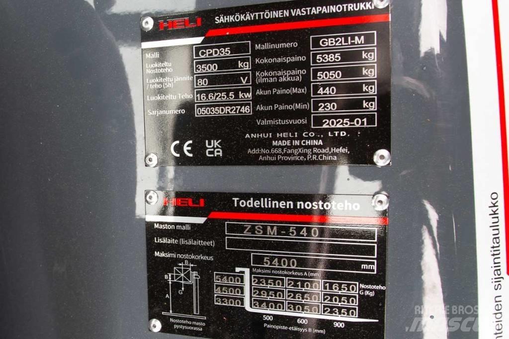 Heli CPD 35 Elektriske trucker