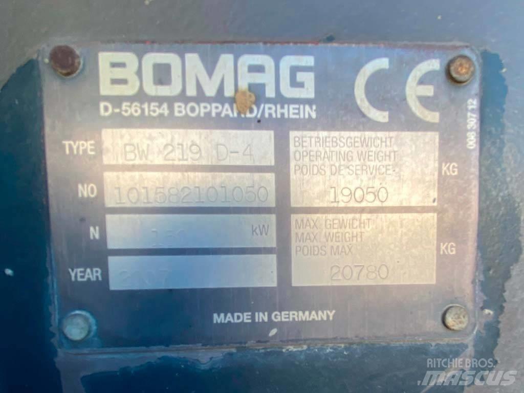 Bomag BW 219 D-4 Valsetog