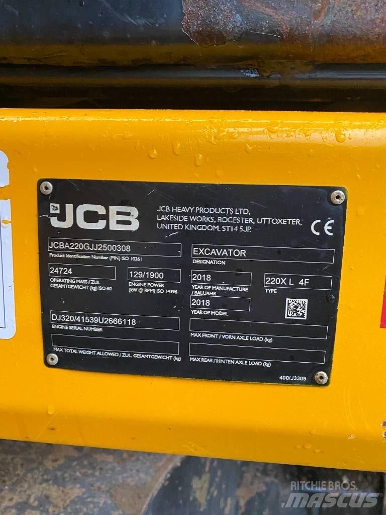 JCB 220 XL Beltegraver