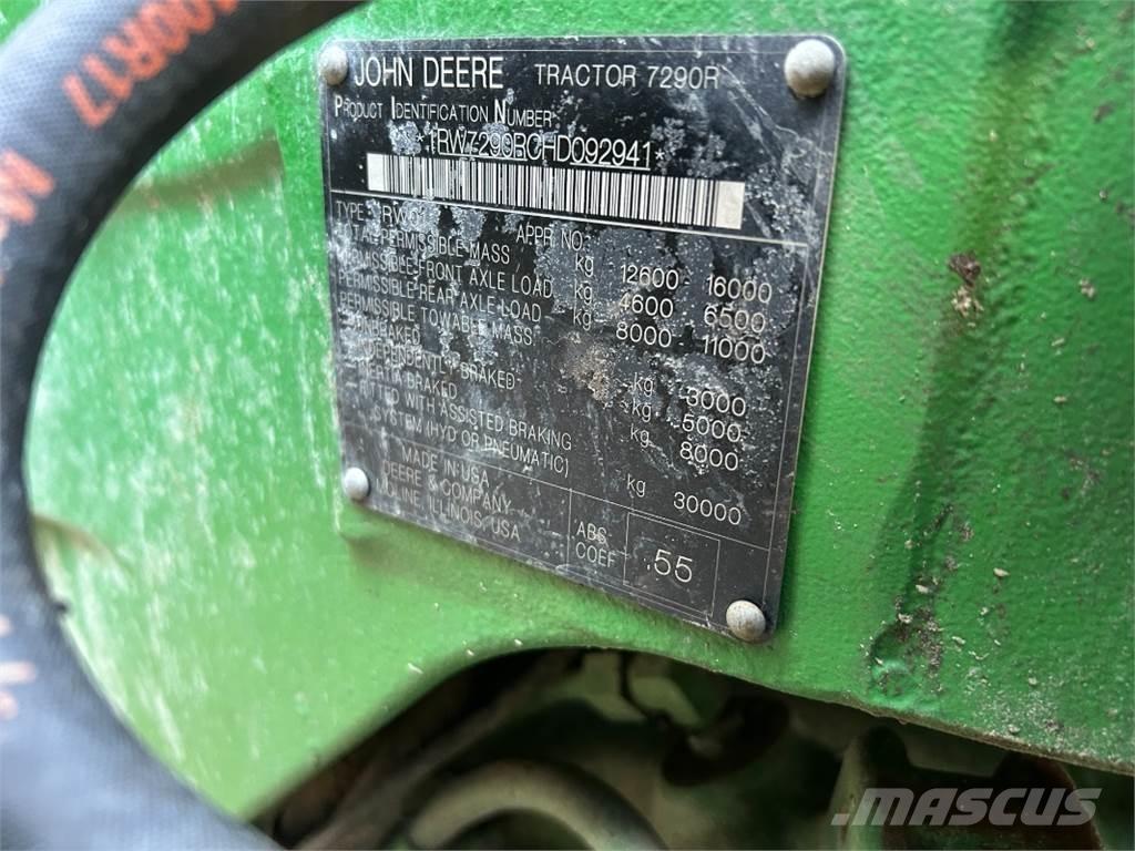 John Deere 7290R Traktorer