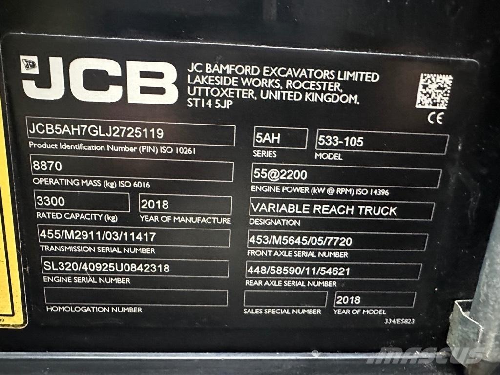 JCB 533-105 Teleskoplastere