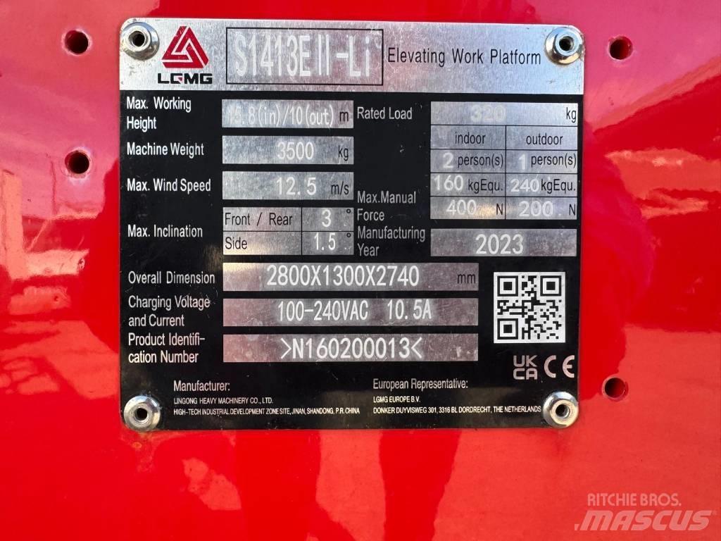 LGMG S 1413 EII Sakselifter