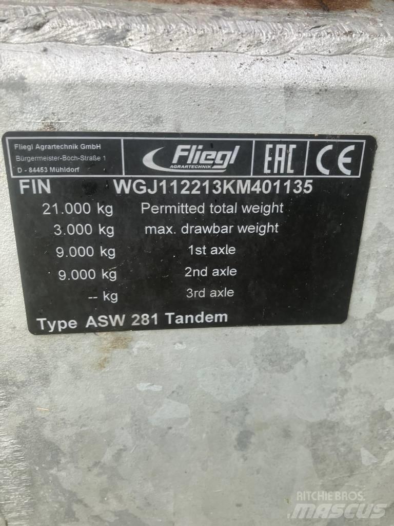 Fliegl asw 281 Andre Landbrukshengere