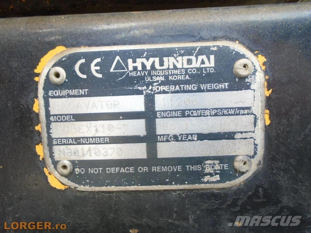 Hyundai Robex 110-7 Beltegraver
