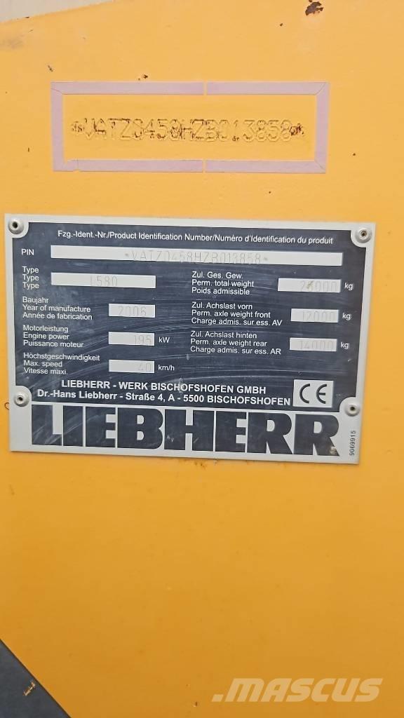 Liebherr L 580 Hjullastere