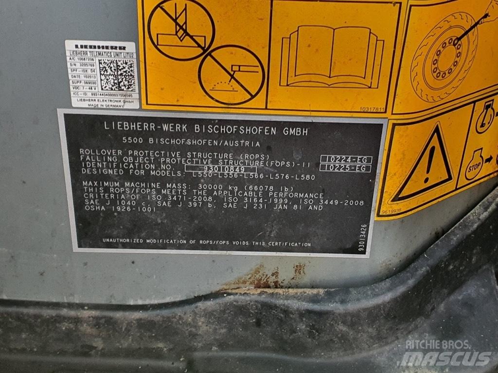 Liebherr L 550 CAB Førerhus og Interiør