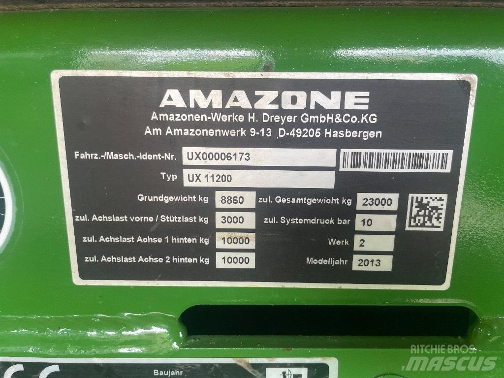 Amazone UX 11200 Slepesprøyter