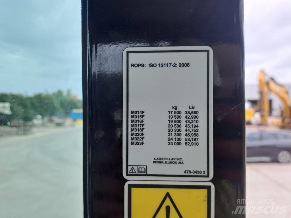 CAT M315F Hjulgravere