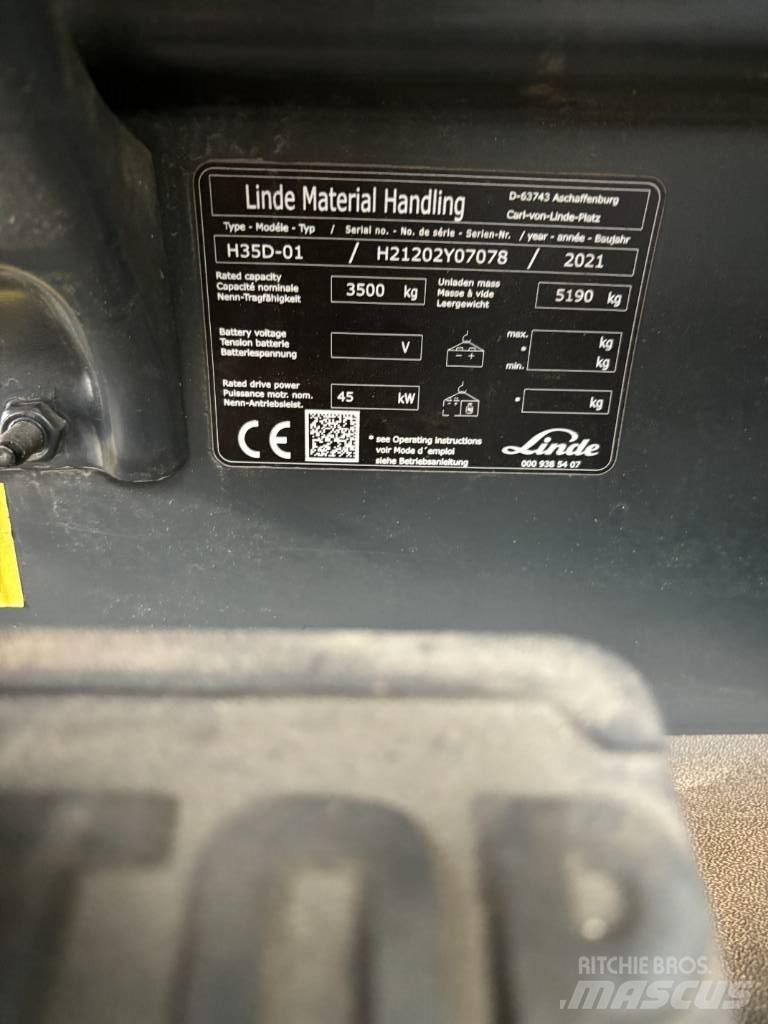 Linde H35D/1202 Diesel Trucker