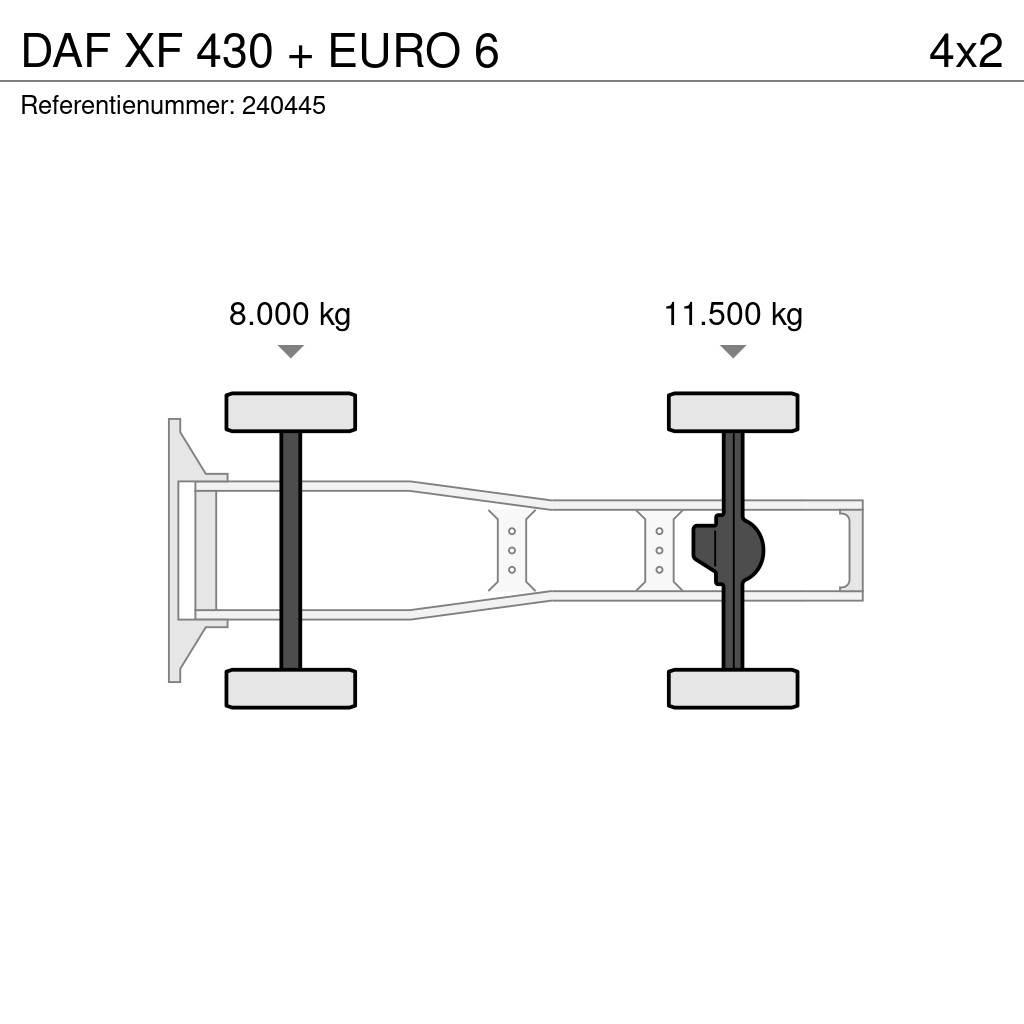 DAF XF 430 + EURO 6 Trekkvogner