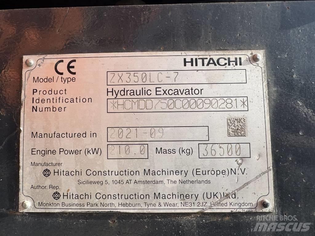 Hitachi ZX 350 LC-7 Beltegraver