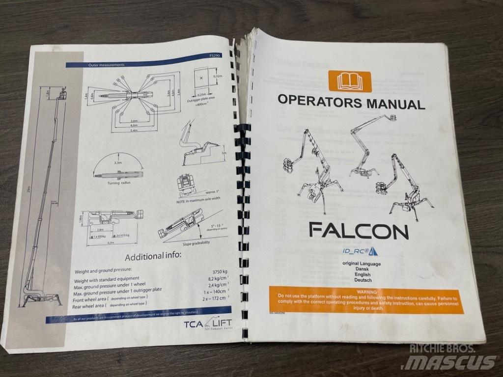 Falcon Spider FS 290 Teleskop bomlifter