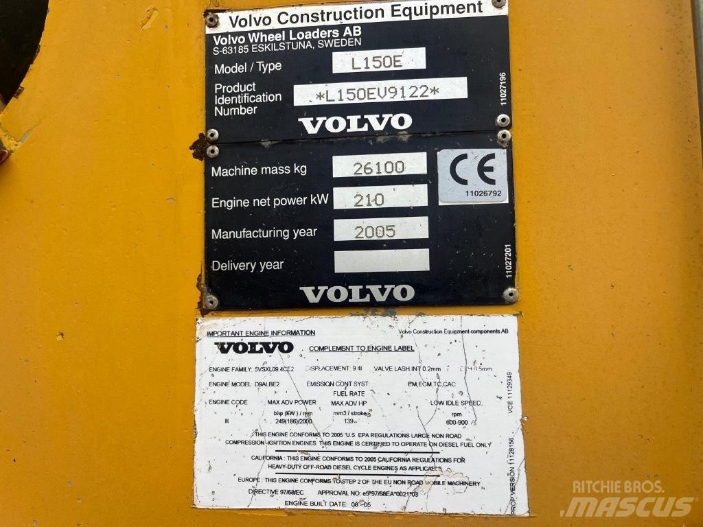 Volvo L 150 E Hjullastere