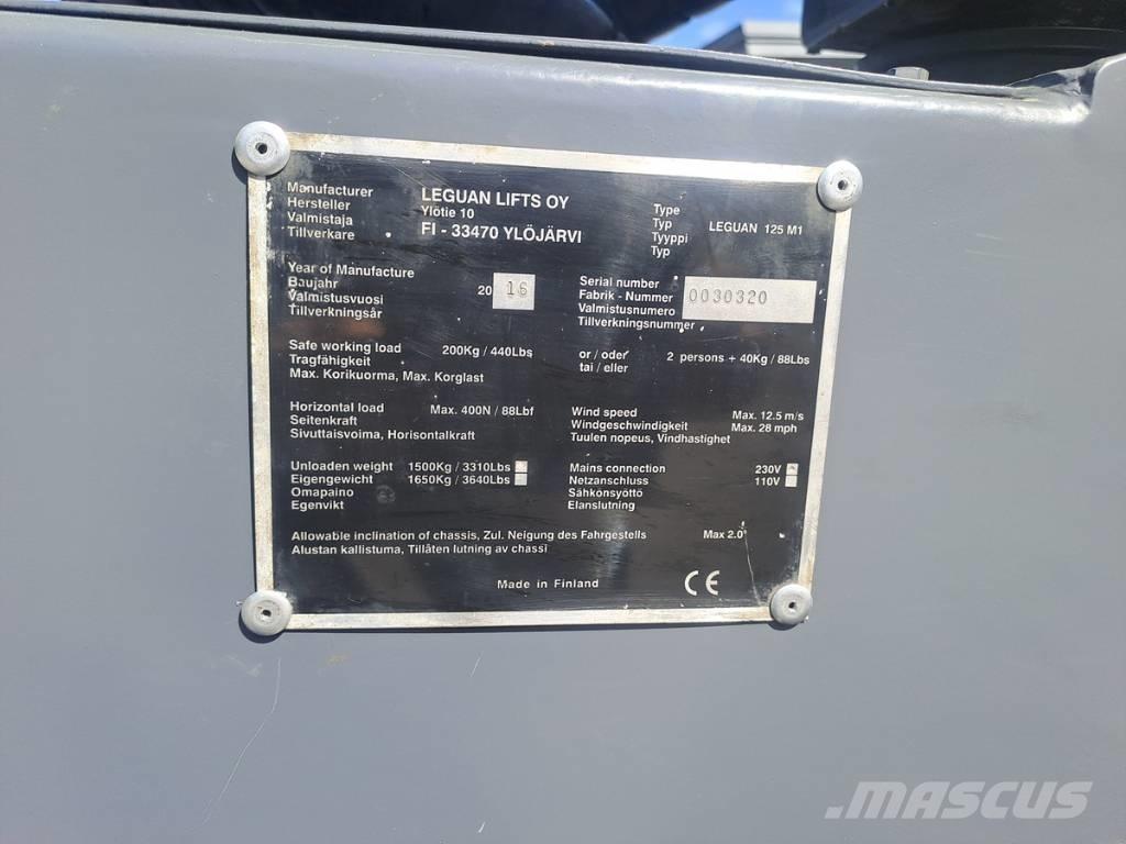 Leguan 125 Selvgående bomlifter