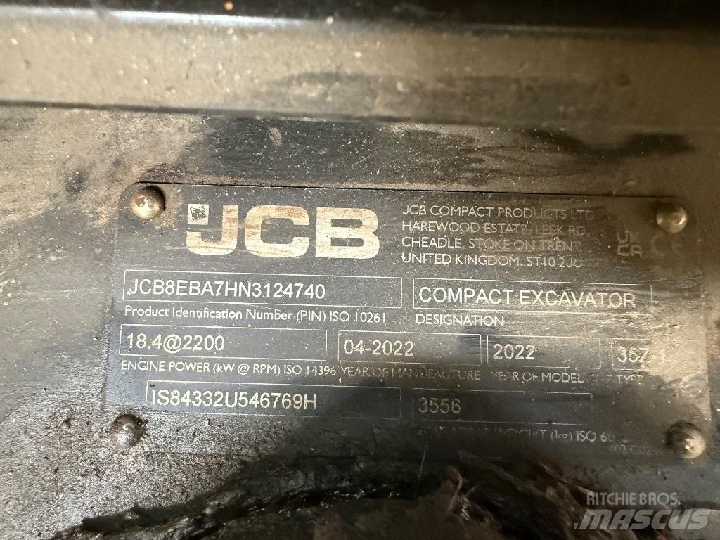 JCB 35Z-1 Minigravere <7t