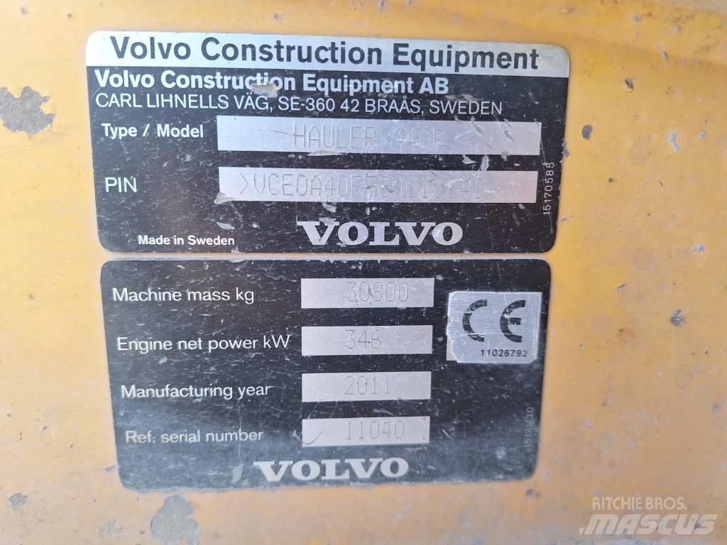 Volvo A40F DUMPPERI Rammestyrte Dumpere