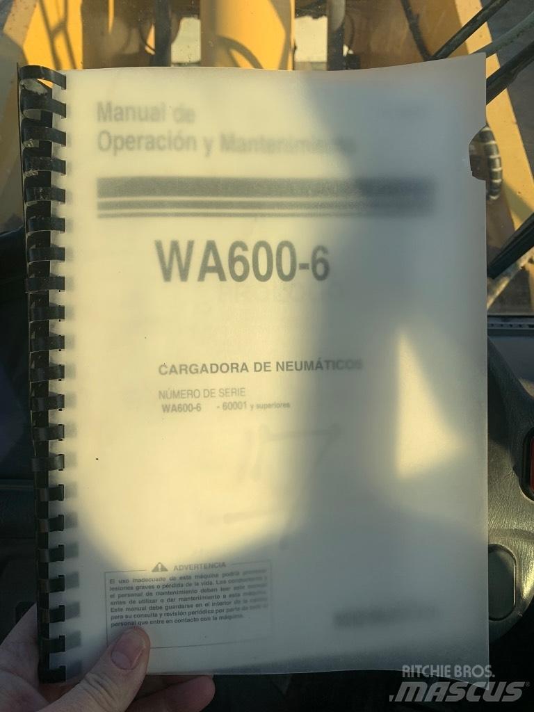 Komatsu Wa600-6 Hjullastere