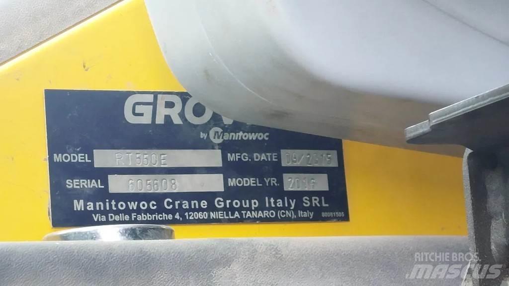 Grove RT 550E Røff terreng kraner