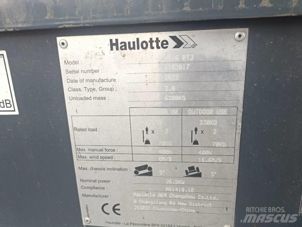 Haulotte HA16RTJ Leddede bomlifter