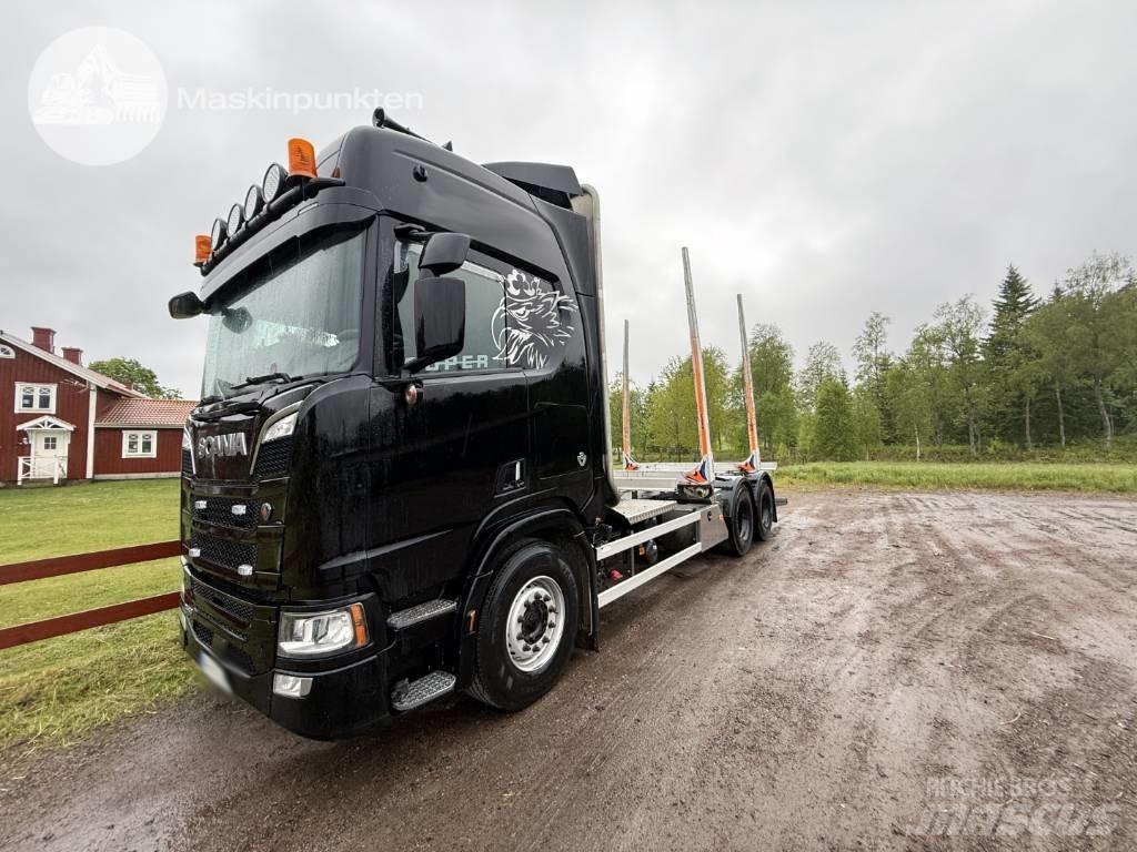 Scania R 580 Tømmerbiler