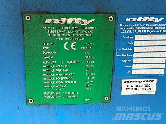 Niftylift HR 21 D E Leddede bomlifter