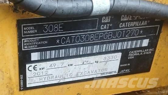CAT 308 E CR Midigravere 7 - 12t
