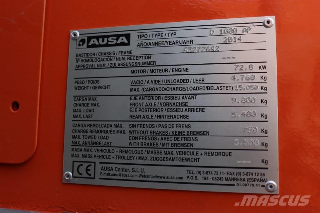 Ausa D 1000 AP Mini dumpere