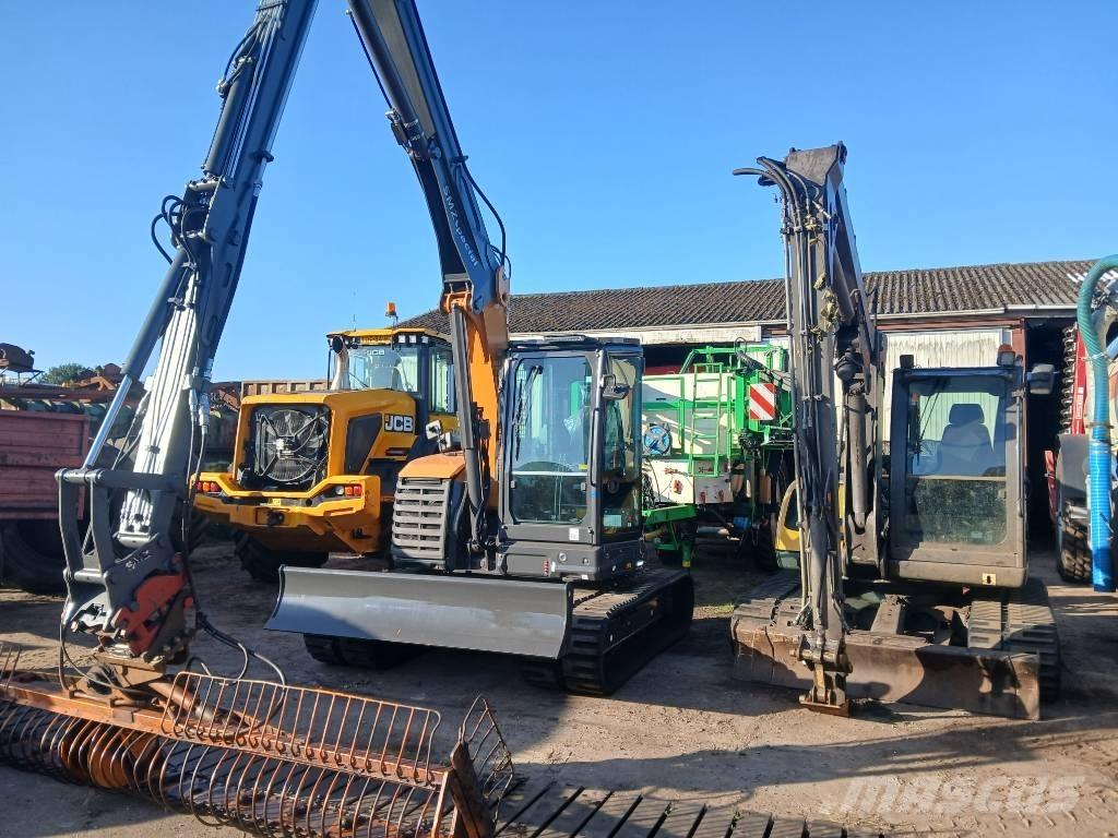 CASE CX 85 E Gravemaskiner med lang bom