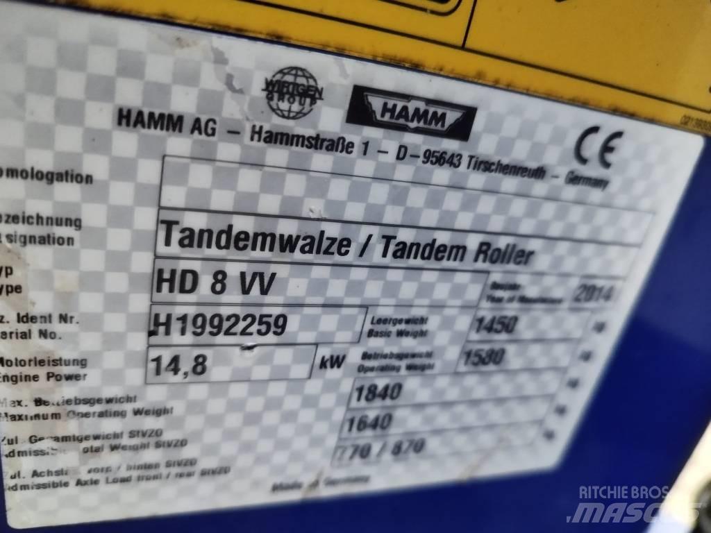 Hamm HD 8 VV Tandem Valser