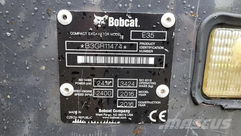 Bobcat E35 - 3500 KG Minigravere <7t