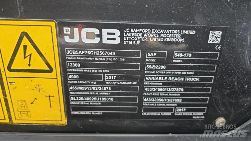 JCB 540-170 Teleskoplastere