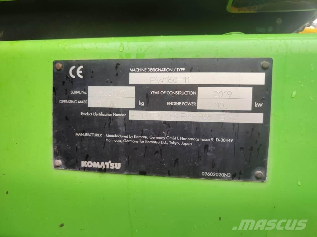 Komatsu PW 160-11 Hjulgravere