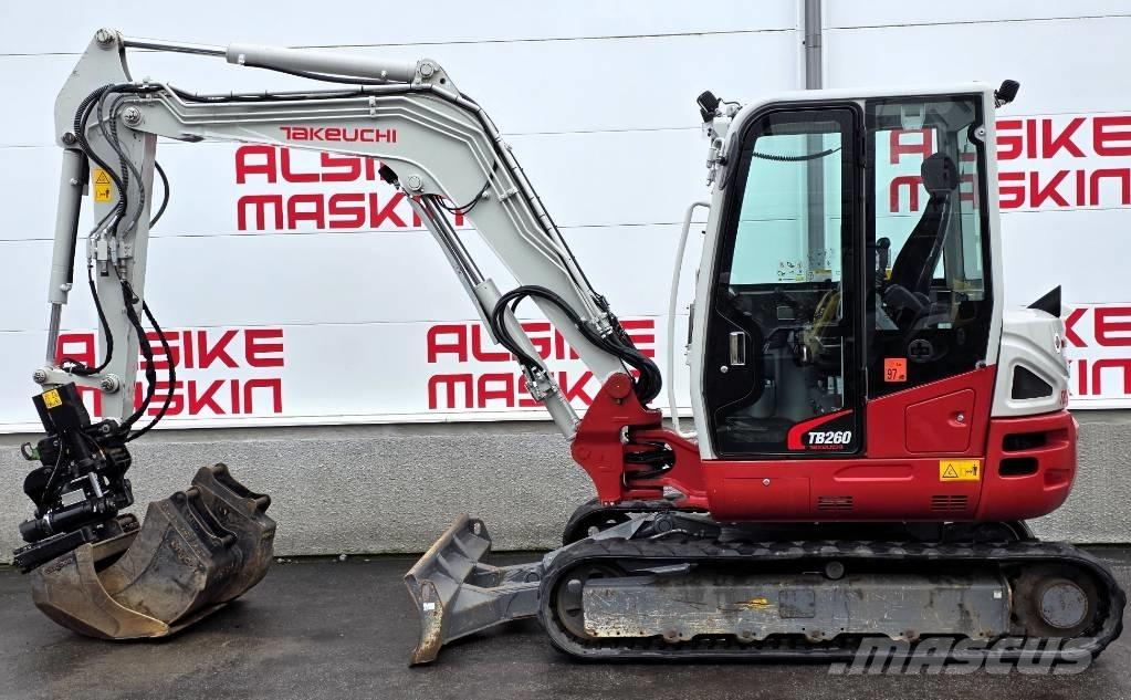 Takeuchi TB 260 Minigravere <7t