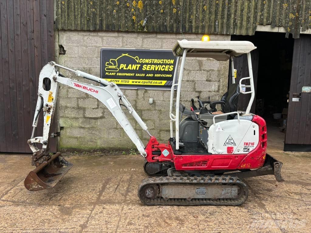 Takeuchi TB 216 Minigravere <7t