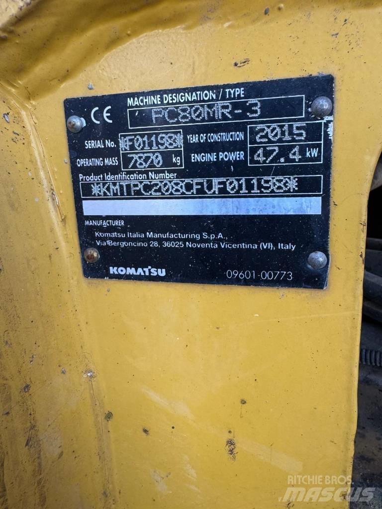 Komatsu PC 80 MR-3 Midigravere 7 - 12t