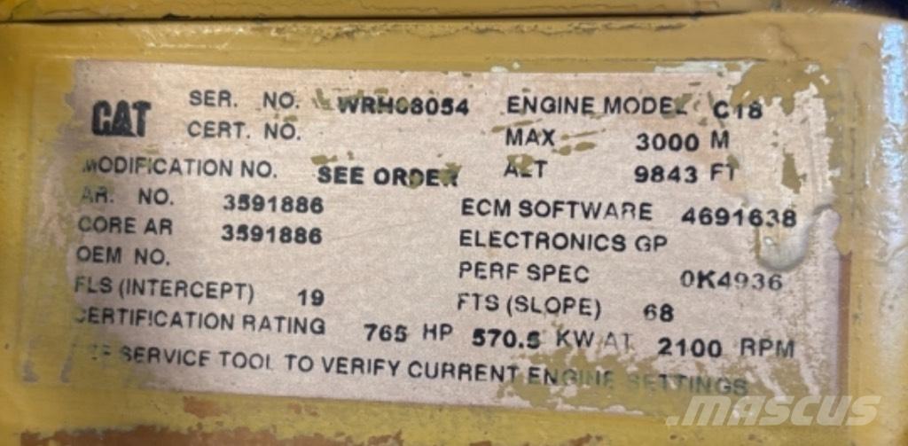 CAT C 18 Anlegg - Annet