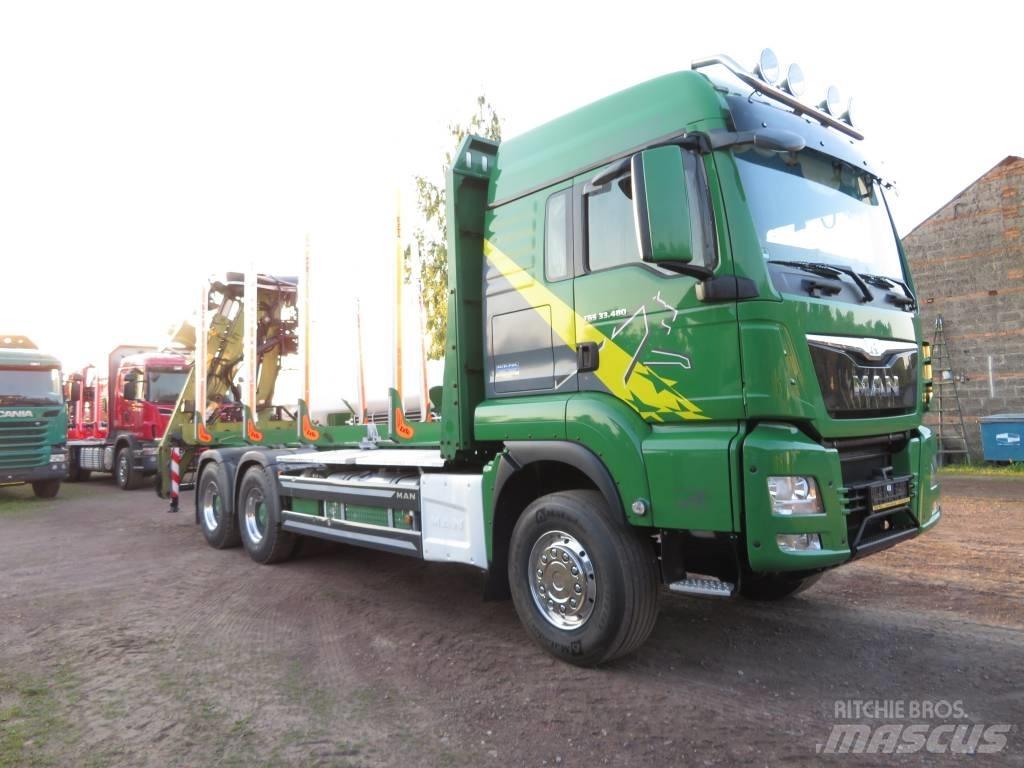 MAN 33.480 Tømmerbiler