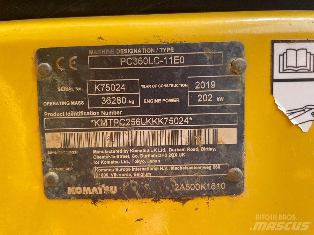 Komatsu PC 360 LC-11 Beltegraver