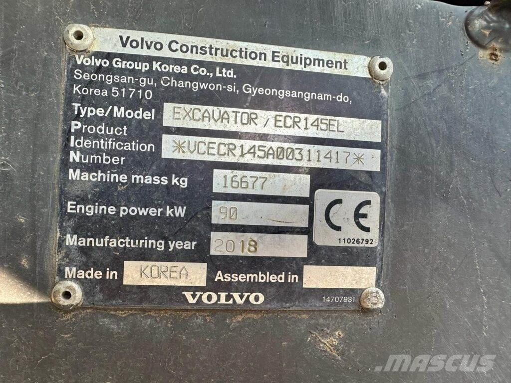 Volvo ECR145EL Beltegraver