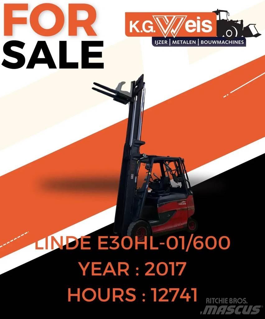 Linde E30HL01-600 Elektriske trucker