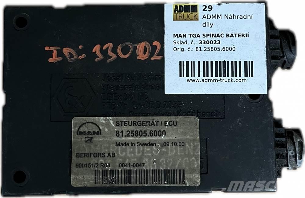 MAN TGA SPÍNAČ BATERIÍ Transport - Annet
