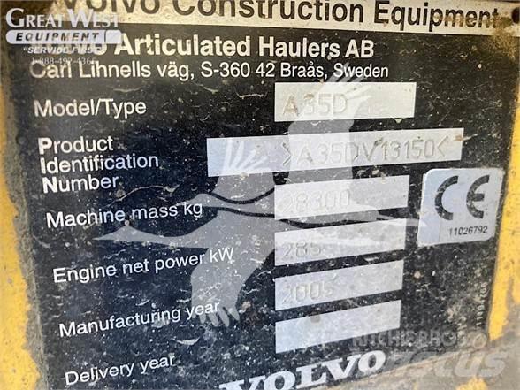 Volvo A35D Rammestyrte Dumpere