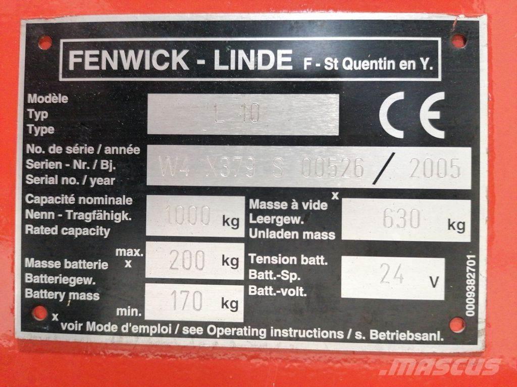 Linde L10 Ledestablere