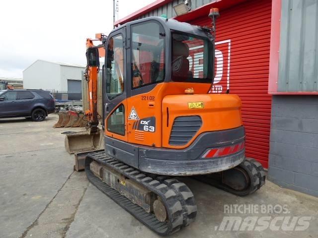 Doosan DX 63-3 Minigravere <7t