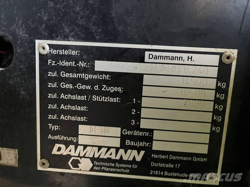 Dammann DT 500 Selvdrevne sprøyter
